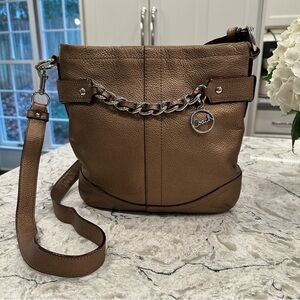 COACH Convertible Chain Duffel in Bronze, Style F19722